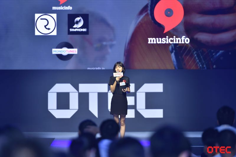  Musicinfo won the Outstanding Startup Prize in the largest Startup Event in China -OTEC-